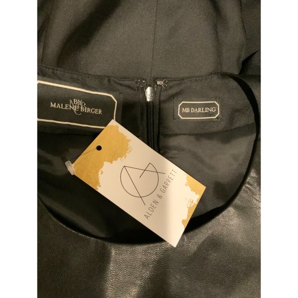 By Malene Birger 'MB Darling' Black Leather Top, Size S (US) 36 (EU) - Picture 9 of 9